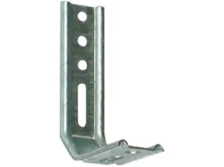 Afbat Ferrure-Équerre de fixation nervurée 3 pans 70 x 160 mm