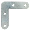 Vynex Equerre De Fixation-20 équerres de chassis Diall acier zingué 60 mm