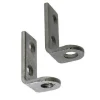 Diall Equerre De Fixation-4 équerres taraudées Acier L. 35 x l. 16 x P. 22 mm