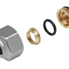 Giacomini Raccord À Visser-Raccord à compression pour tube cuivre R178 - Diamètre: 18X18mm