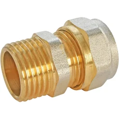 Somatherm for you Tube Et Raccord Multicouche-Raccord droit à compression pour tube Multicouche Ø20 - droit mâle 20/27 (3/4")