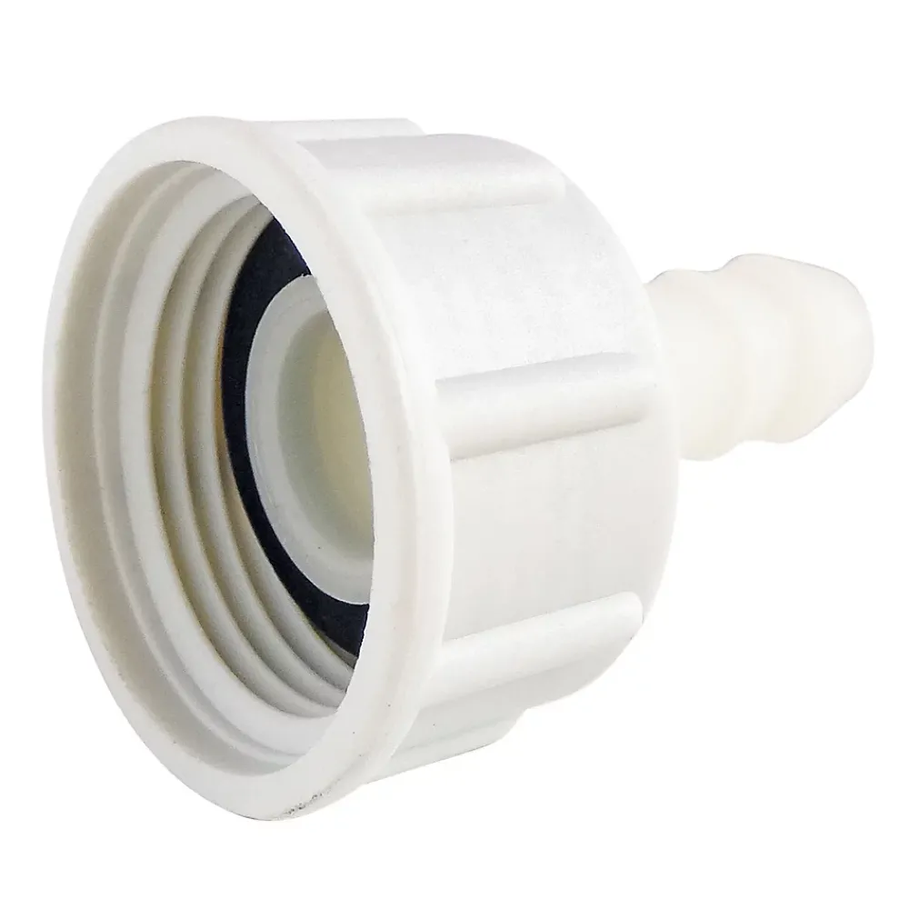 Somatherm for you Alimentation Pour Machine À Laver-Raccord droit Entrée Ecrou tournant 20/27 - Sortie tétine cannelée