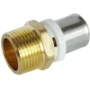 Somatherm for you Tube Et Raccord Multicouche-Raccord droit à sertir pour tube Multicouche Ø20 - droit mâle 20/27 (3/4")