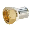 Somatherm for you Raccord droit à sertir pour tube PER Ø16 - droit ecrou tournant 20/27 (3/4")