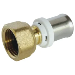 Somatherm for you Raccord droit à sertir tube multicouche Ø16 mm femelle 1/2 10 pièces