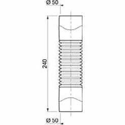 Wirquin Tube Et Raccord Pvc-Raccord d'évacuation souple PVC Magicoude ø50 mm à coller