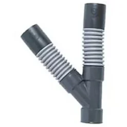 Wirquin Raccord d'évacuation souple PVC Y ø40 mm à coller