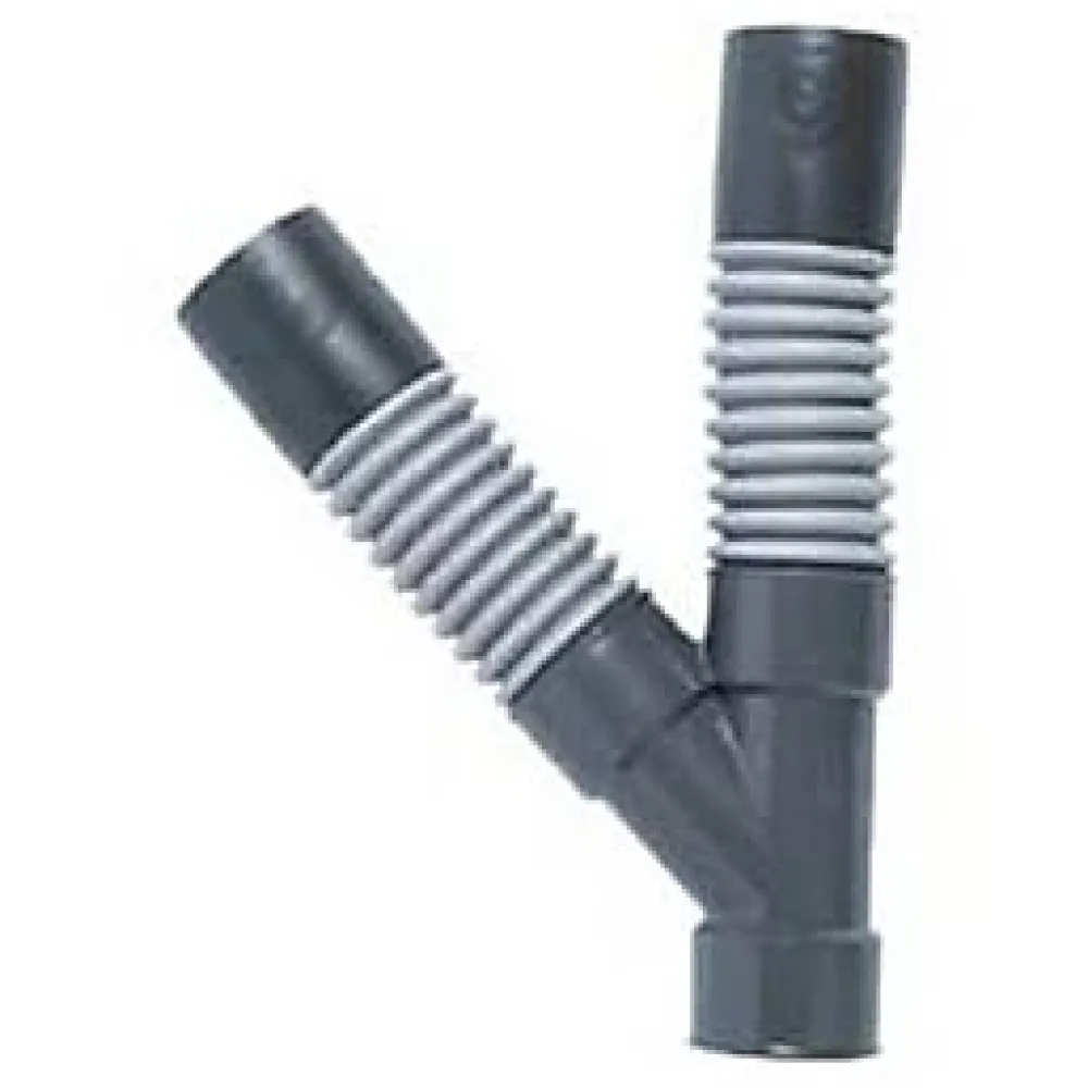 Wirquin Raccord d'évacuation souple PVC Y ø40 mm à coller
