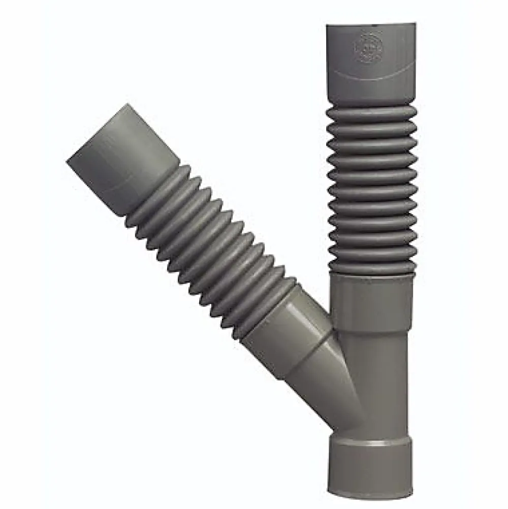 Wirquin Raccord d'évacuation souple PVC Y ø32 mm à coller