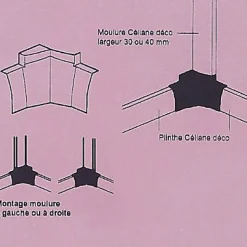 Legrand Raccord en T pour angle, pour moulure CELIANE Déco 30 x 12,5 mm