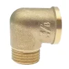 Monmobilierdesign Raccord À Visser-Raccord laiton coudé 90 degrés mâle femelle à visser diam 1/2" - lot de 5