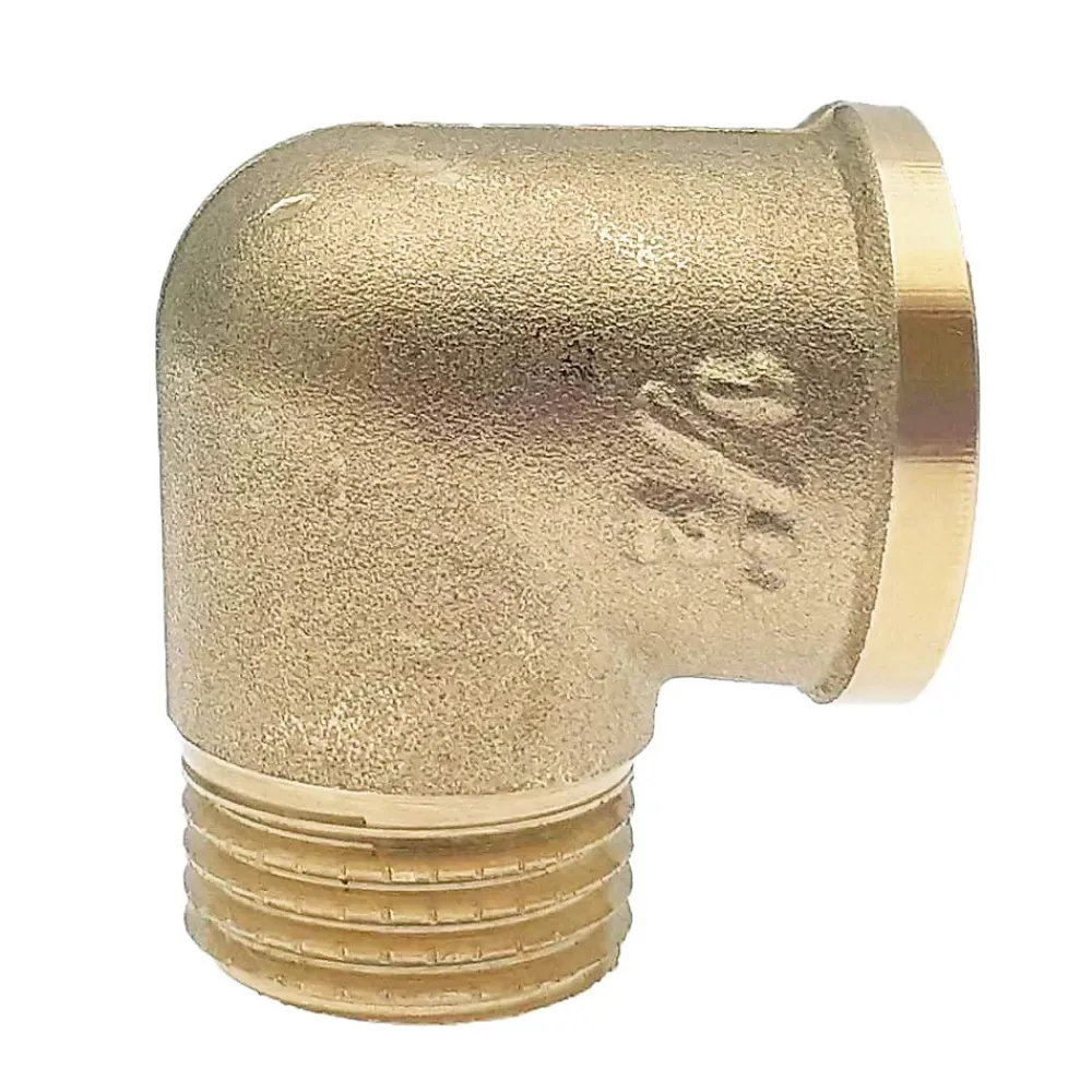 Monmobilierdesign Raccord À Visser-Raccord laiton coudé 90 degrés mâle femelle à visser diam 1/2" - lot de 5