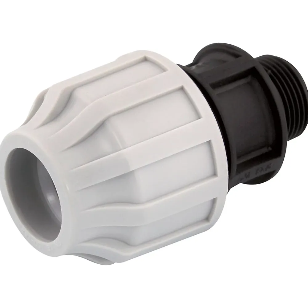Fitt Tube Et Raccord Pehd-Raccord mâle polypropylène PEHD ø20, 1/3