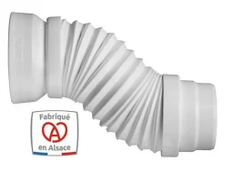 Ceta Tube Et Raccord Pehd-Raccord WC extensible MULTIDROIT - Extensibilité: 180-380mm - raccordement canalisation diam : 93 et 100 mm