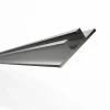 Homewell Panneau De Signalisation-Rail de renfort 40mm x 10mm alu pour fixation d'enseignes, finition brut, lg 1000mm