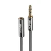 Lindy Câble Et Connectique Audio-Rallonge Audio Jack 3.5mm Cromo Line 3m