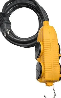 Brennenstuhl Professionalline Rallonge Électrique-Rallonge de chantier Brennenstuhl Powerblock IP44 10m H07RN-F 3G1,5 - 4 prises 16A