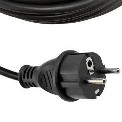 Horoz Electric Rallonge Électrique Et Enrouleur De Jardin-Rallonge de jardin noire Schuko 10 m 3x1,5 mm² IP44 HOROZ
