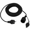 Horoz Electric Rallonge Électrique Et Enrouleur De Jardin-Rallonge de jardin noire Schuko 15 m 3x1,5 mm² IP44 HOROZ