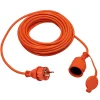 Horoz Electric Rallonge de jardin orange Schuko 10 m 3x1,5 mm² IP44 HOROZ