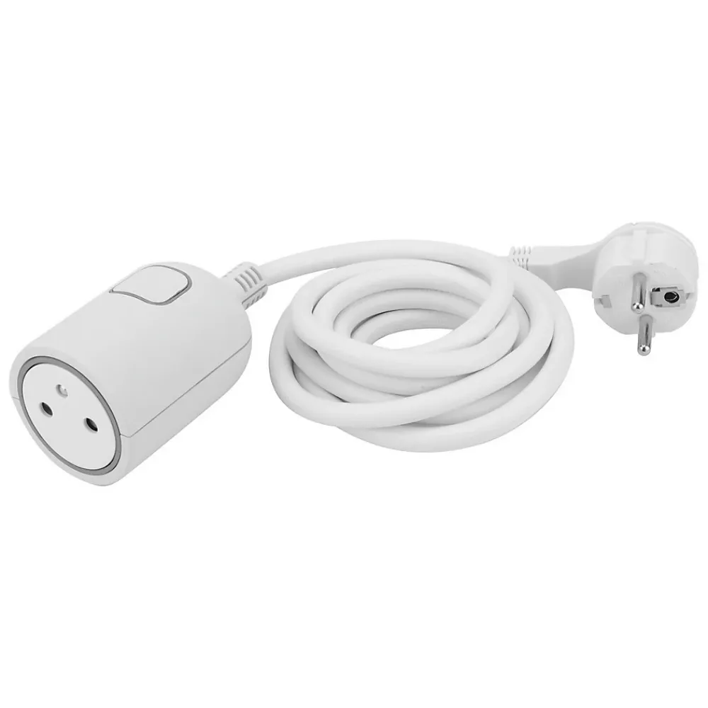 Zenitech Rallonge Électrique-Rallonge Easyeject 3m - blanc -