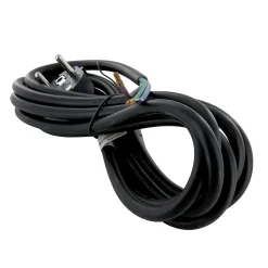 Chacon Fiche Électrique-Rallonge HO5VVF 3x1,5mm2 - 3m - noir -