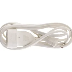 Zenitech Rallonge Électrique-Rallonge HO3VVH2-F 2m - Blanc -