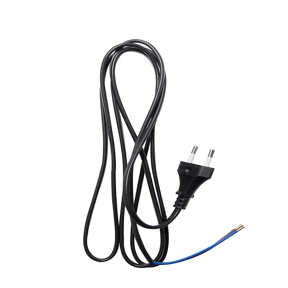 Chacon Fiche Électrique-Rallonge HO3VVH2F - 2 m - Noir -
