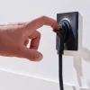 Diall Rallonge Électrique-Rallonge intérieur H05VV-F 3 x 1.5 mm² 3m + prise noir
