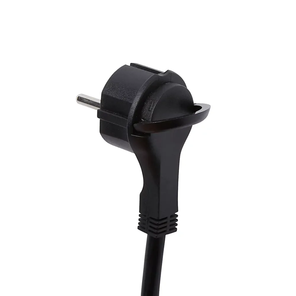Diall Rallonge Électrique-Rallonge intérieur H05VV-F 3 x 1.5 mm² 3m + prise noir