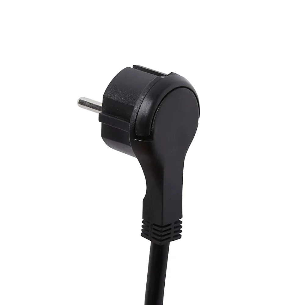 Diall Rallonge Électrique-Rallonge intérieur H05VV-F 3 x 1.5 mm² 3m + prise noir
