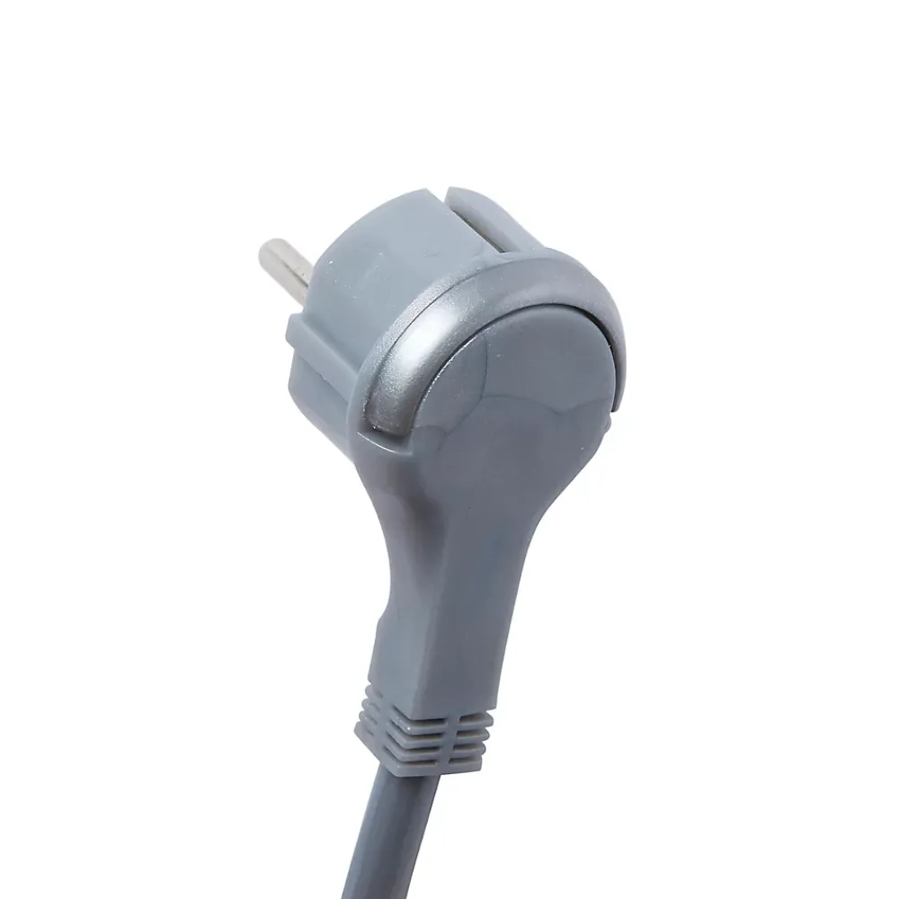 Diall Rallonge intérieur H05VV-F 3 x 1.5 mm² 3m + prise métal
