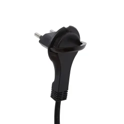 Diall Rallonge intérieur H03VVH2-F 2 x 0.75mm² 3m prise noir