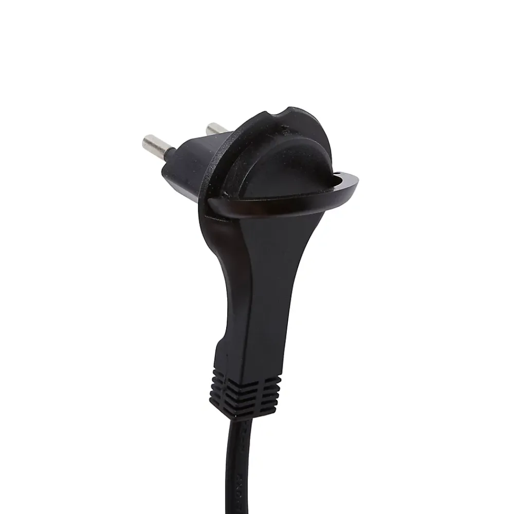 Diall Rallonge intérieur H03VVH2-F 2 x 0.75mm² 3m prise noir