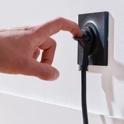 Diall Rallonge intérieur H03VVH2-F 2 x 0.75mm² 3m prise noir