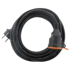 Zenitech Rallonge IP44 5m + clip fixation orange