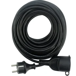 Terre Jardin Rallonge électrique extérieure 10 m IP44 câble robuste avec cache prise