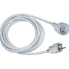 GAO Rallonge Électrique-Rallonge électrique - - 16A - Câble 5m - Blanc - Flexible - Durable