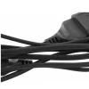 Chacon Rallonge Électrique-Rallonge électrique textile 1.5m - Noir -
