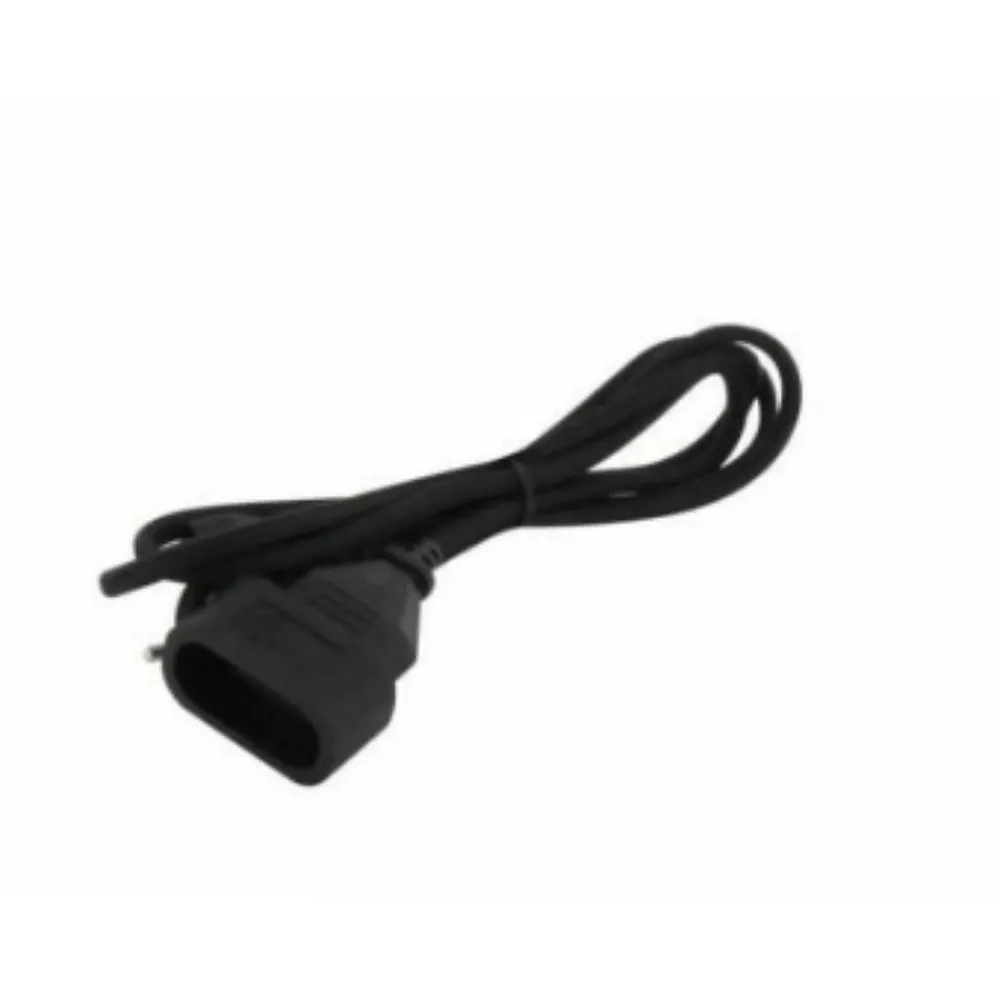 Chacon Rallonge Électrique-Rallonge électrique textile 1.5m - Noir -