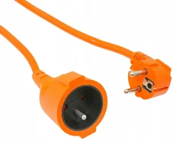 Importdistrib Rallonge Électrique-Rallonge électrique 3x1,0 mm 10 m orange