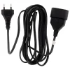 Zenitech Rallonge 5m - HO3VVH2F 2x0,75mm² 6A - noir -