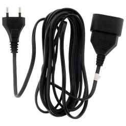 Zenitech Rallonge 5m - HO3VVH2F 2x0,75mm² 6A - noir -