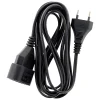 Zenitech Rallonge 3m - HO3VVH2F 2x0,75mm² 6A - noir -