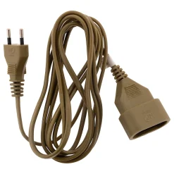 Zenitech Rallonge 2m - HO3VVH2F 2x0,75mm² 6A - or -