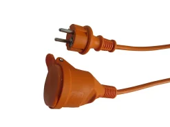 Diall Rallonge orange H05VVF 3G1 5mm² 40m avec clapet