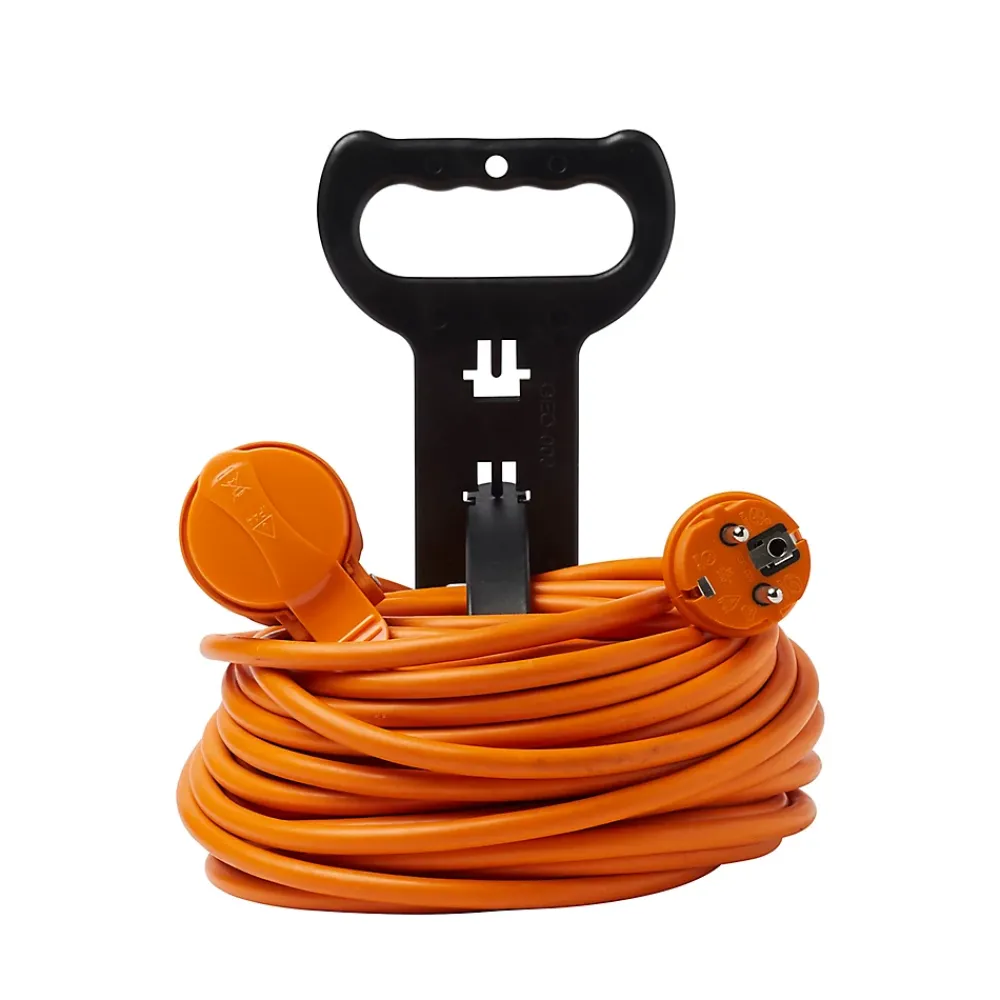 Diall Rallonge orange H05VVF 3G1 5mm² 40m avec clapet