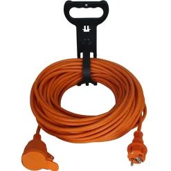 Diall Rallonge orange H05VVF 3G1 5mm² 40m avec clapet