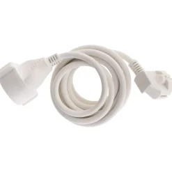Zenitech Rallonge Schuko HO5VV-F 3G1,5mm² 2m - blanc -