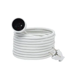 Rallonge Électrique-Rallonge secteur Power3All NFL-001 longueur 5 m câble H05VVF 3G1 5mm² 3680W pour 230V maxi